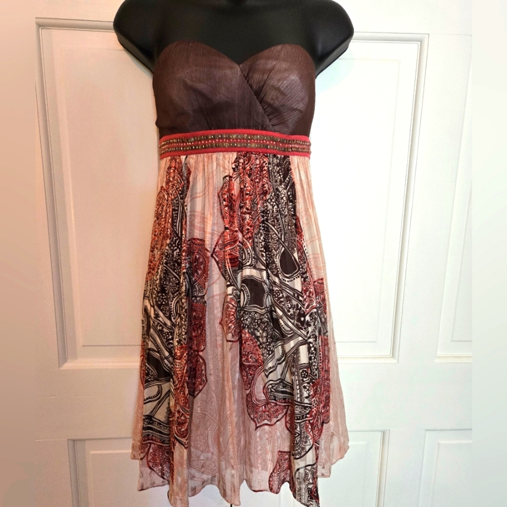 Sweetheart BCBG MaxAzria strapless dress